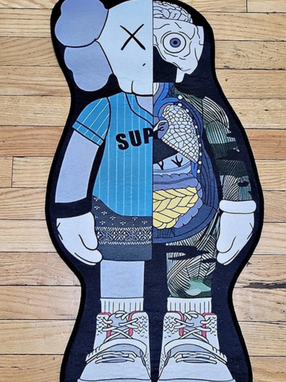 KAWS x Supreme Flayed Rug NEW